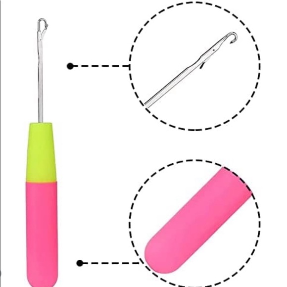 Latch Hook Crochet Needle Pink/ Black New - Picture 4 of 4